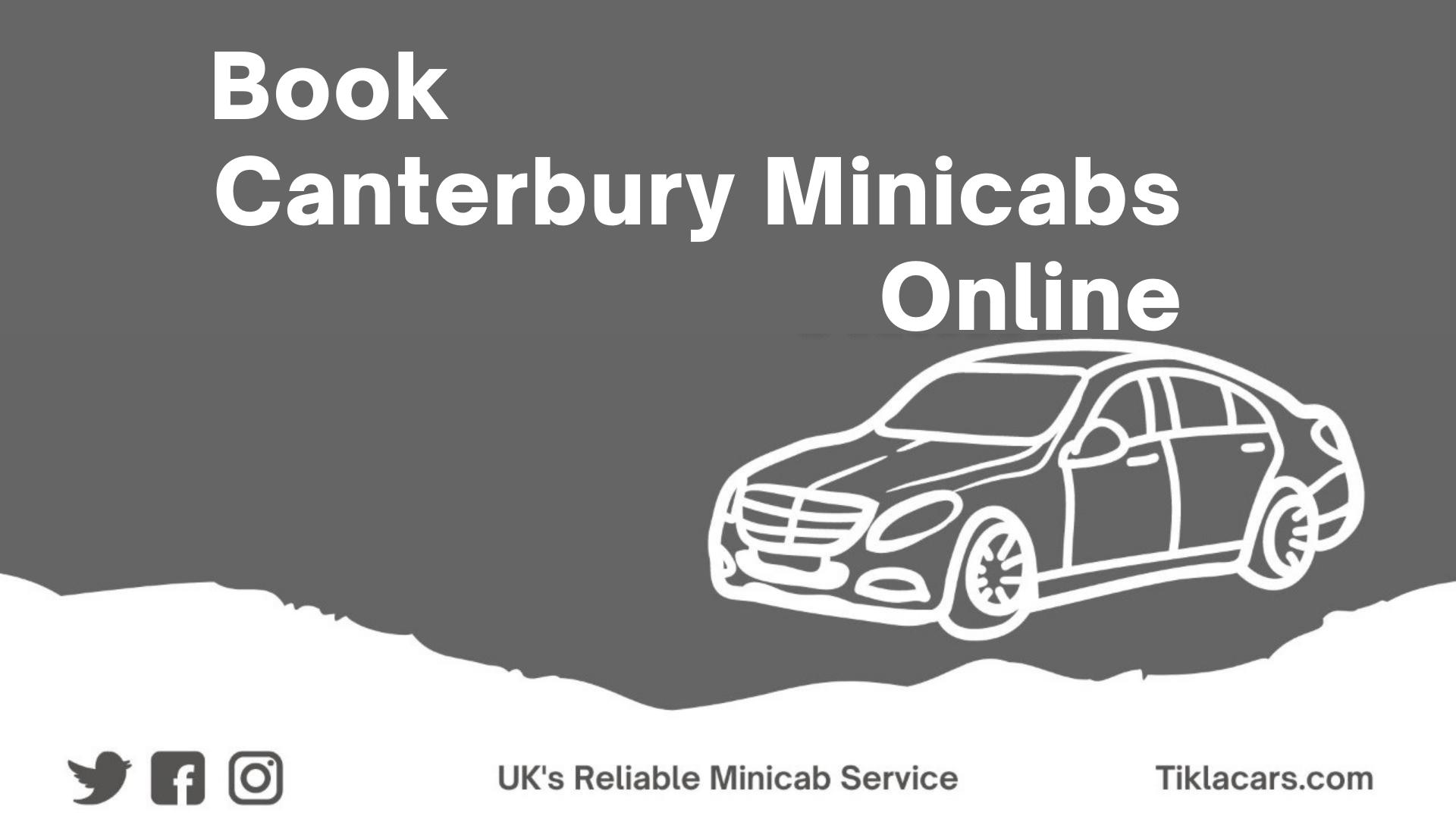 Online Booking Canterbury Minicabs